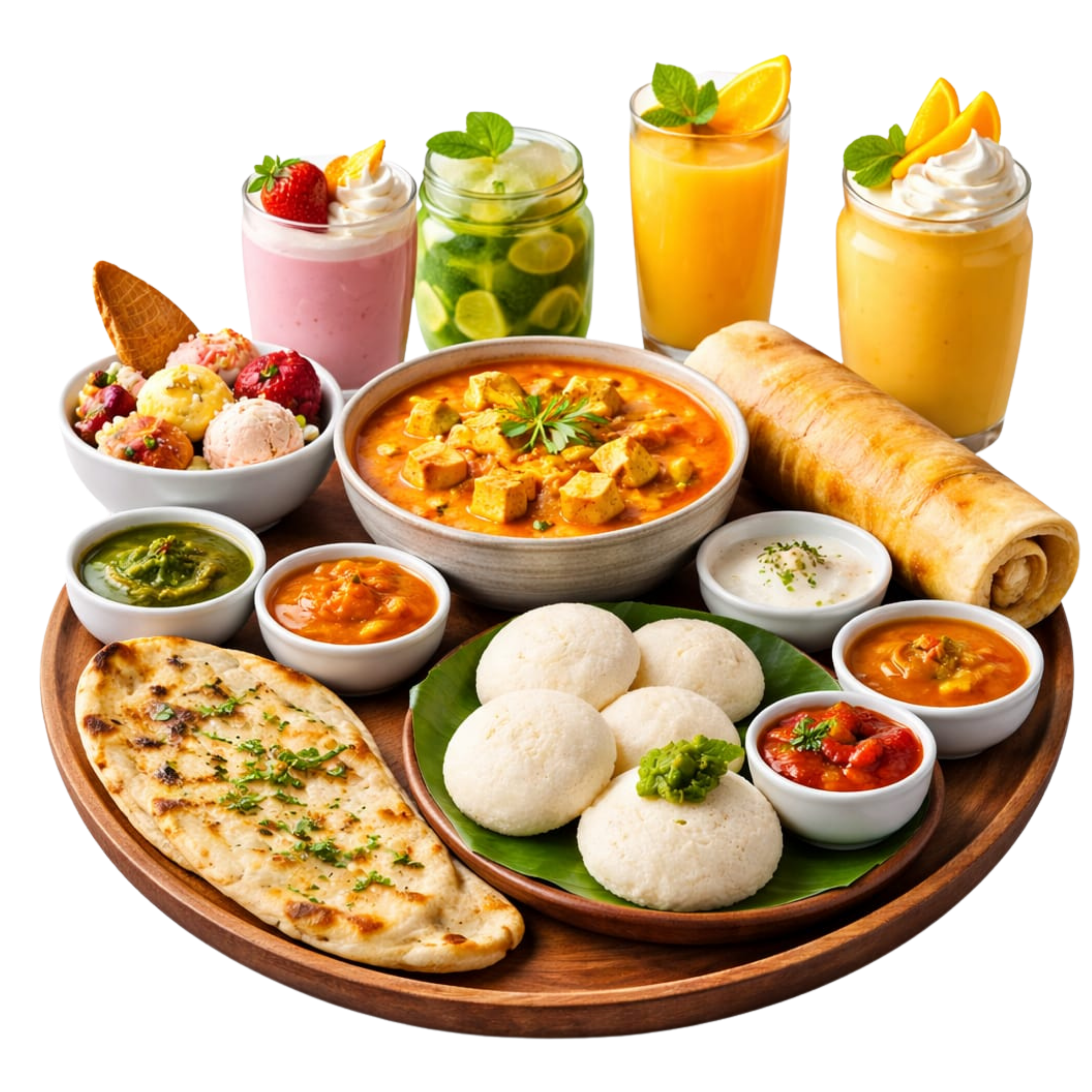Authentic traditional vegetarian food at Miracle Garden Restaurant