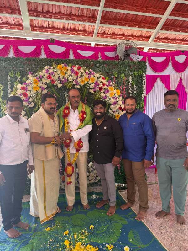 Wedding celebration at restaurant venue