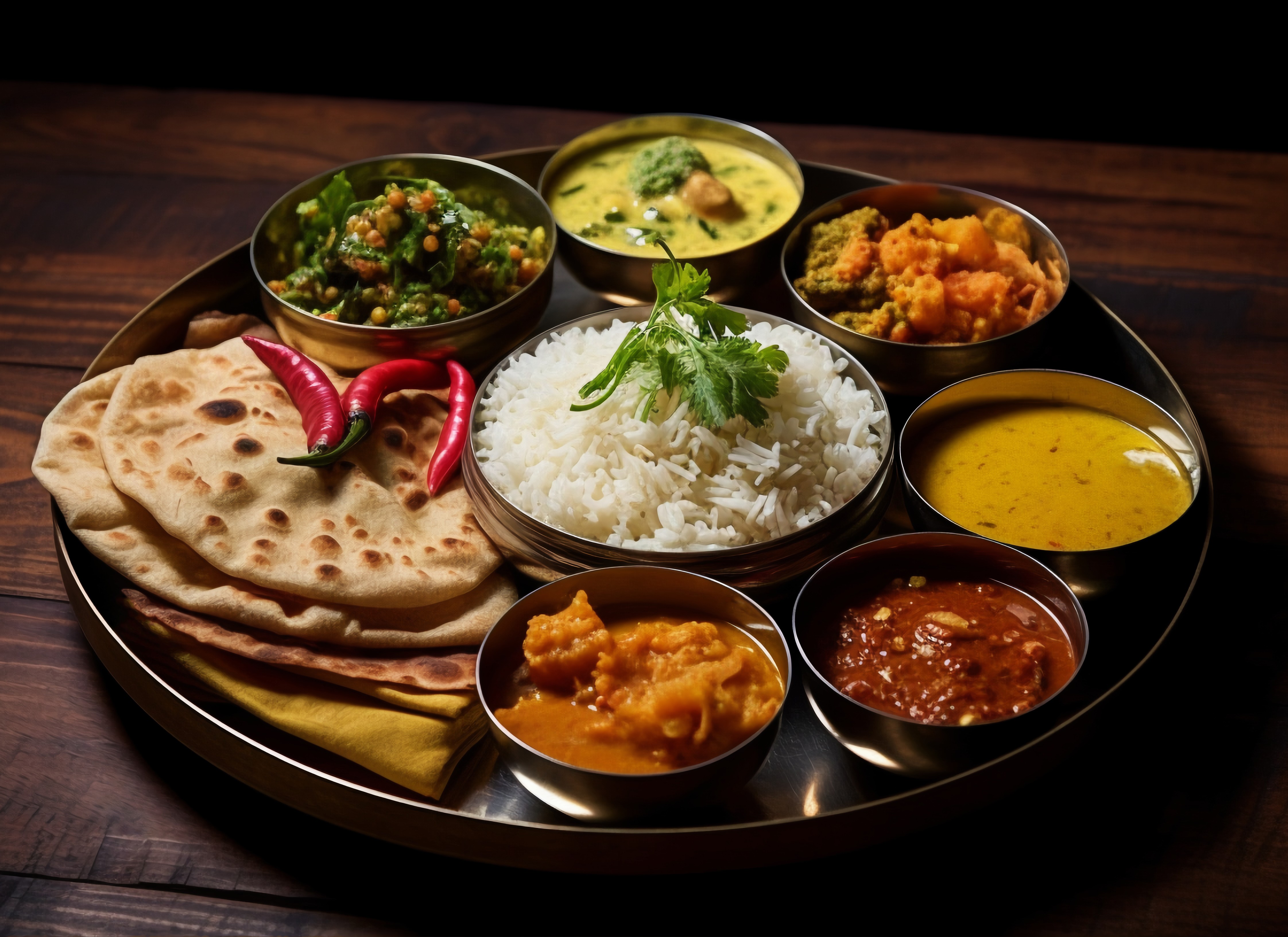 Vegetarian dishes at Miracle Garden Restaurant